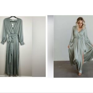 Baltic Born Sage Satin Maxi